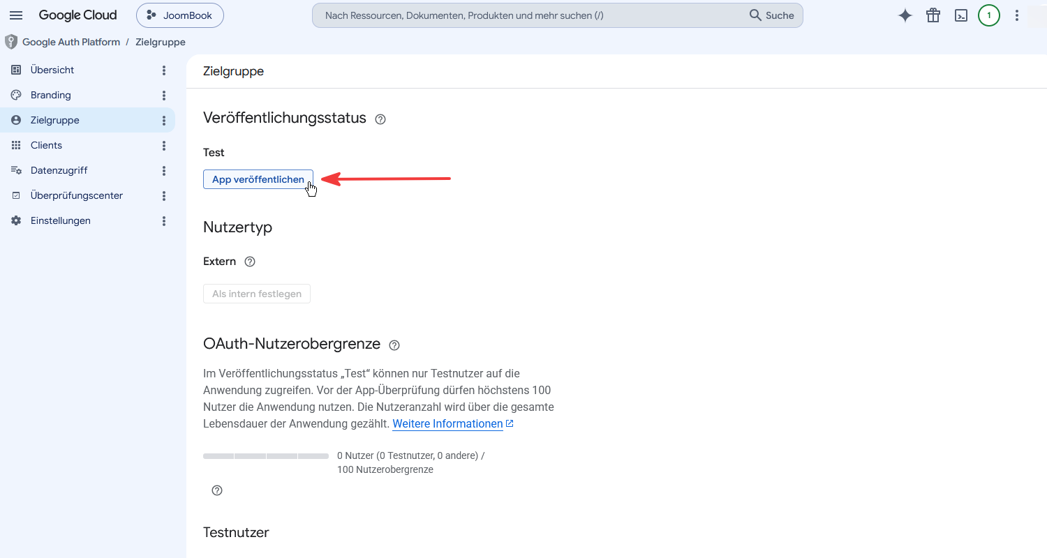 App veröffentlichen